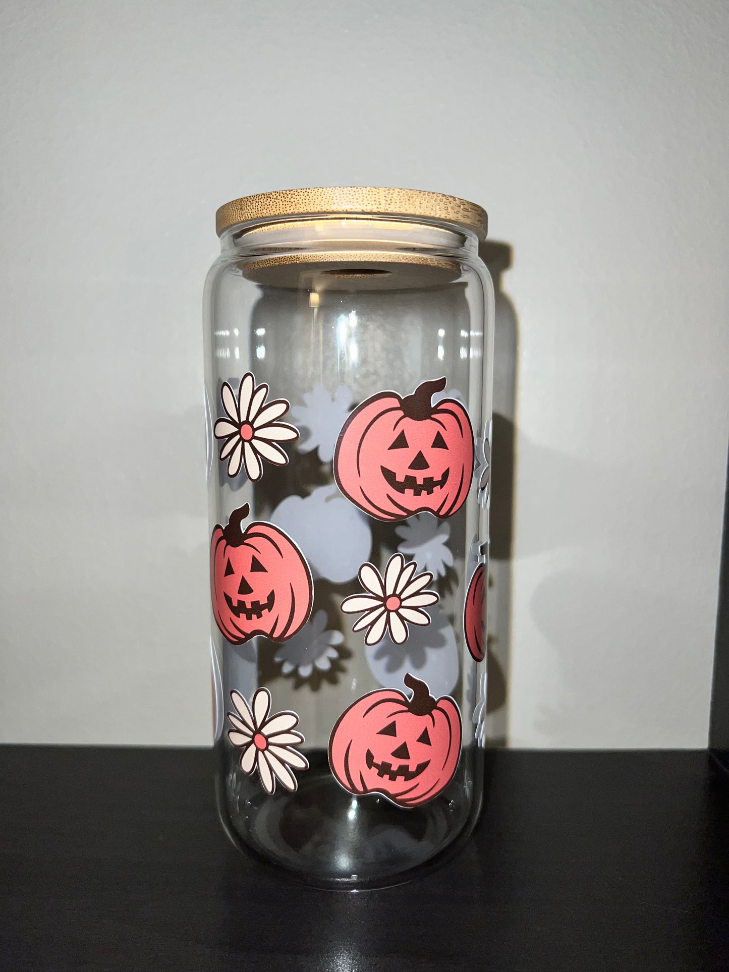 Boho Pumpkin Glass