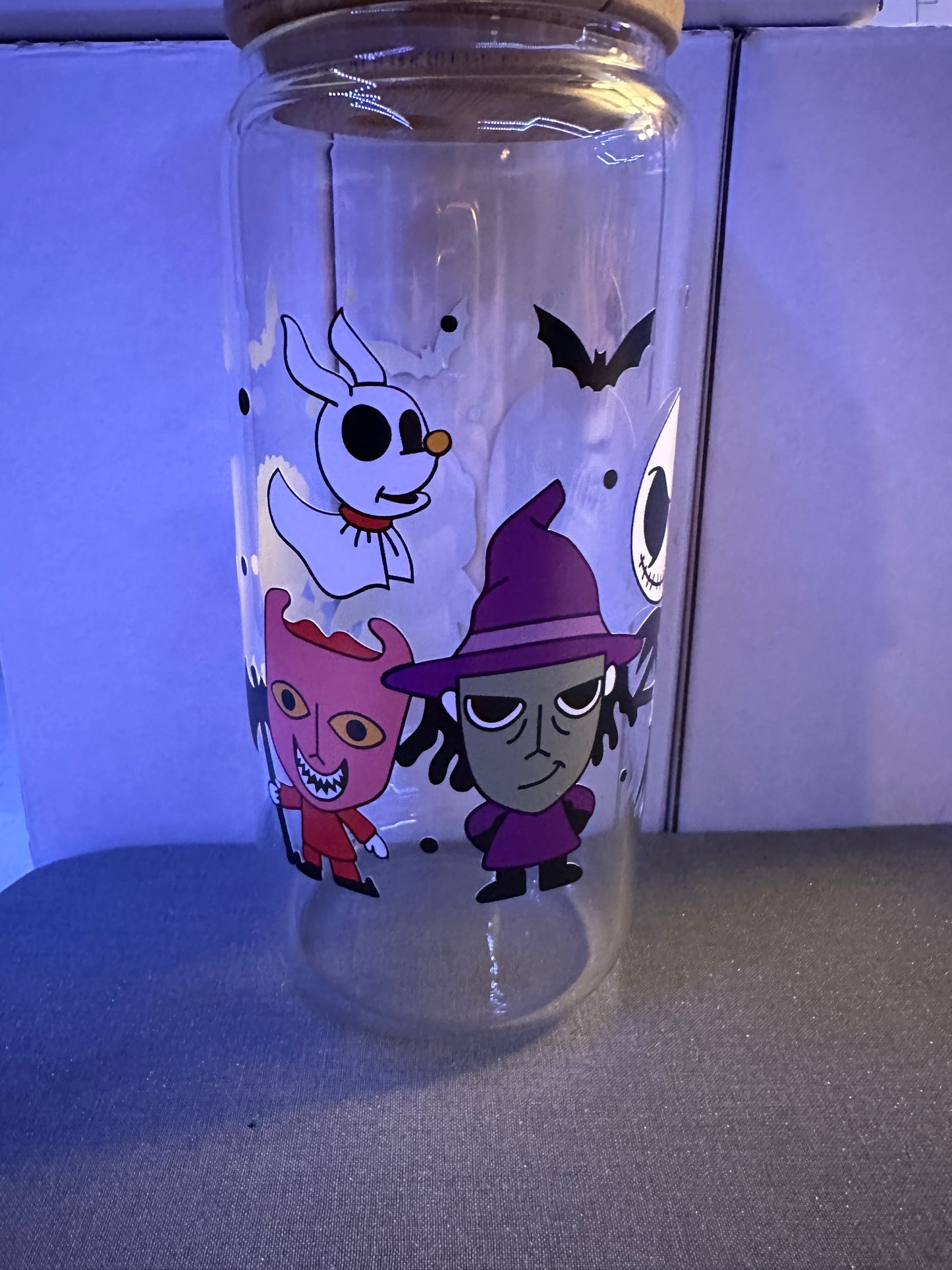 Jack Skellington and Friends Glass