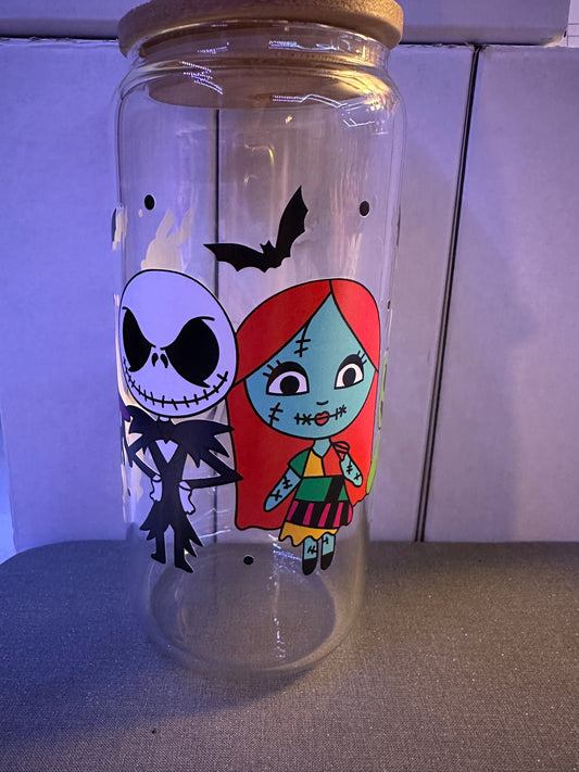 Jack Skellington and Friends Glass