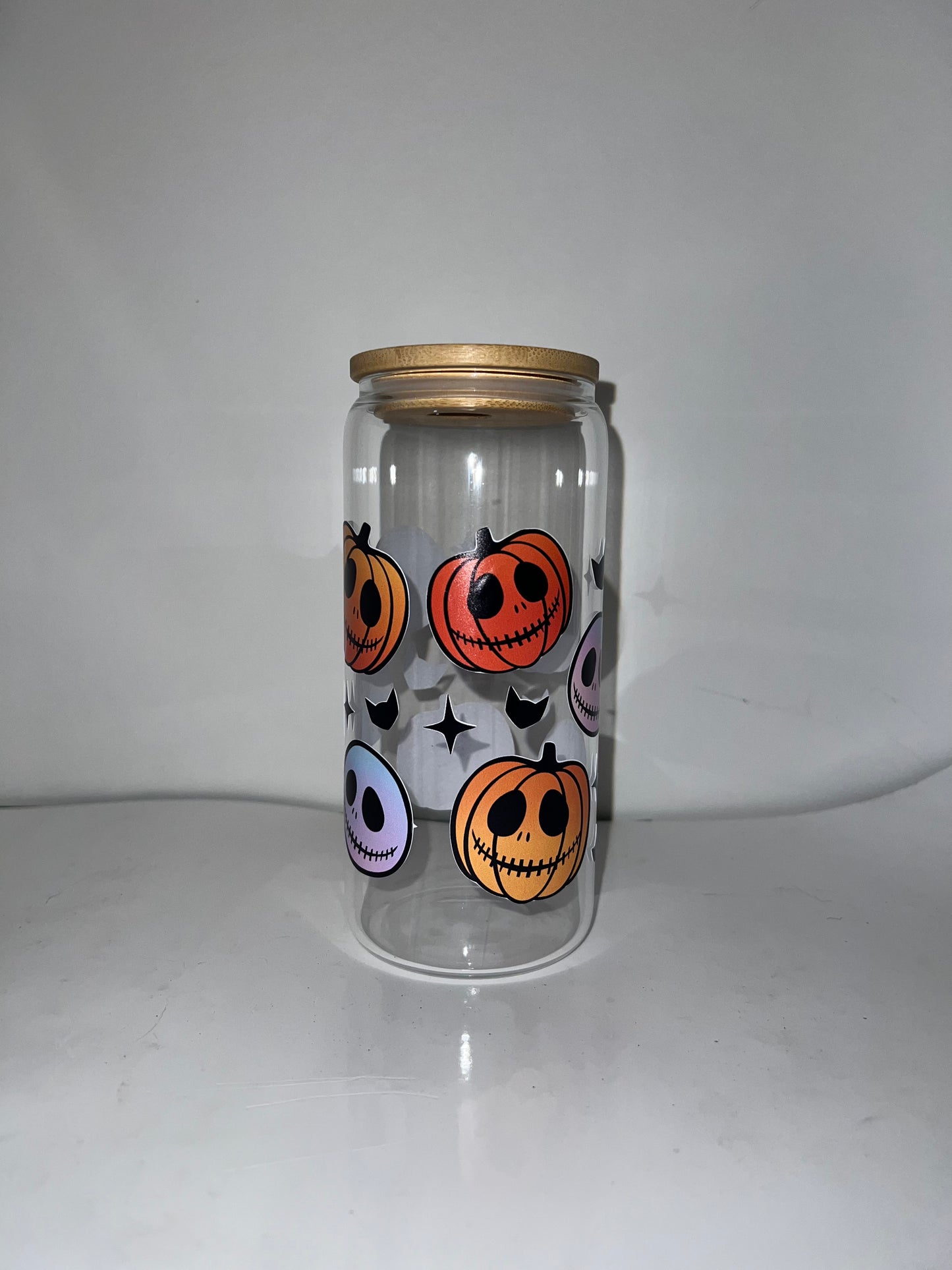 Jack Skellington Pumpkin Glass